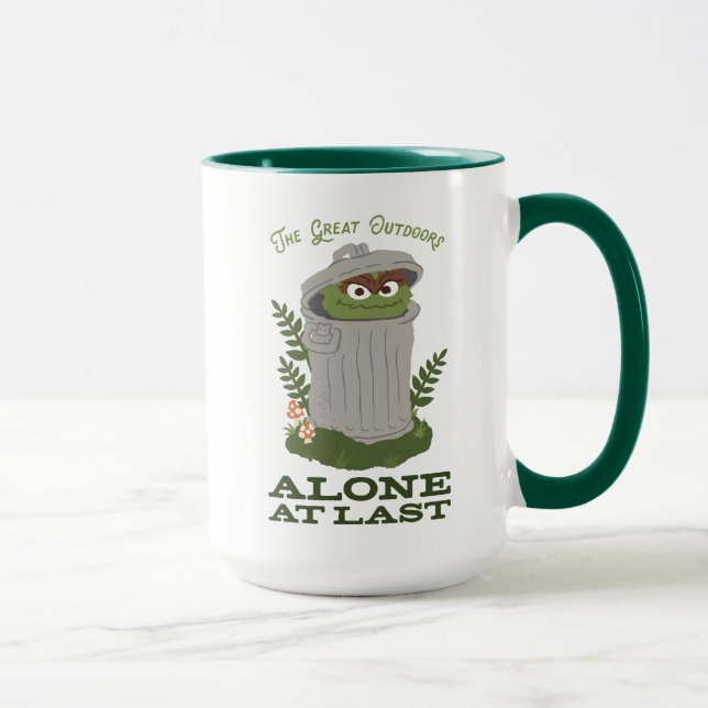 Oscar The Grouch | Den Stora Utomhusvärlden Mugg (Höger)