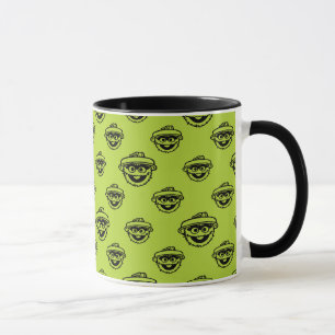 Oscar the Grouch Grön Mönster Mugg