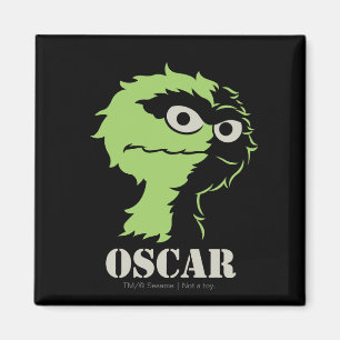 Oscar the Grouch Halva Magnet