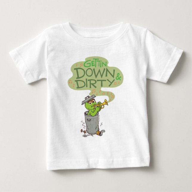 Oscar the Grouch | Hämta ner och smörja T Shirt (Framsida)