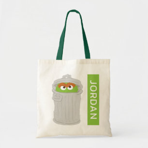 Oscar the Grouch & His Trash Can Add Your Name Tygkasse