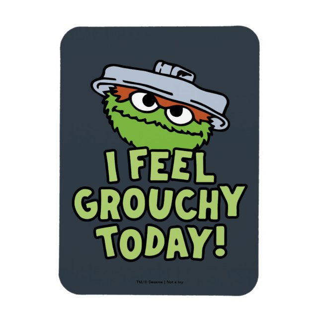 Oscar the Grouch | Jag känner Grouchy i dag! Magnet (Vertikal)