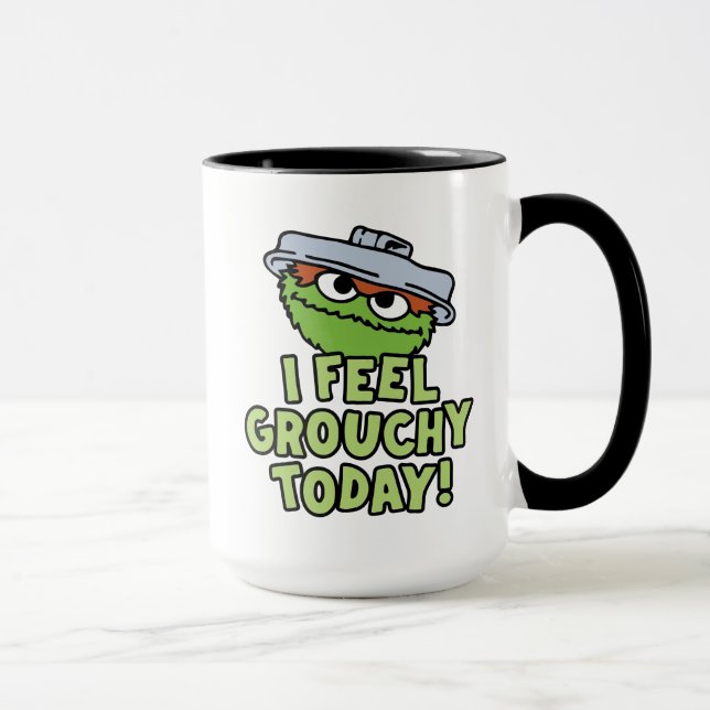 Oscar the Grouch | Jag känner Grouchy i dag! Mugg (Höger)