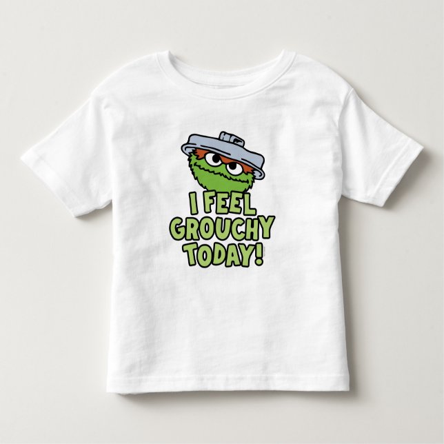 Oscar the Grouch | Jag känner Grouchy i dag! T Shirt (Framsida)