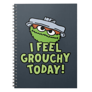 Oscar the Grouch Jag Känner Mig Grinig Idag! Anteckningsbok