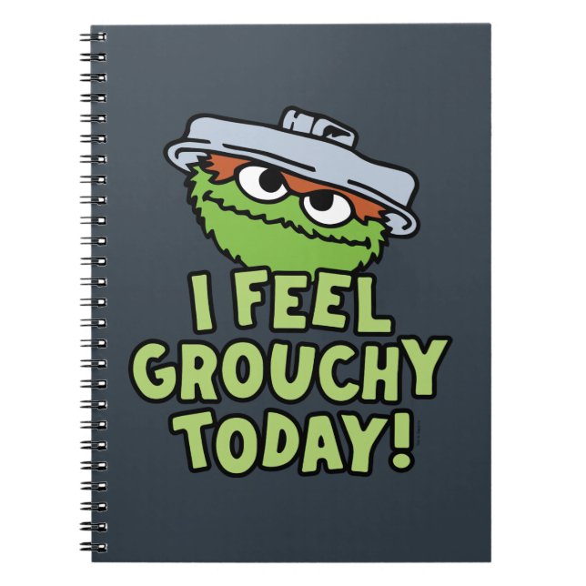 Oscar the Grouch | Jag Känner Mig Grinig Idag! Anteckningsbok (Framsidan)