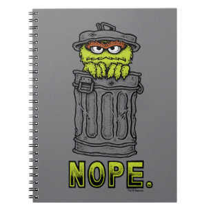 Oscar the Grouch - Nej. Anteckningsbok