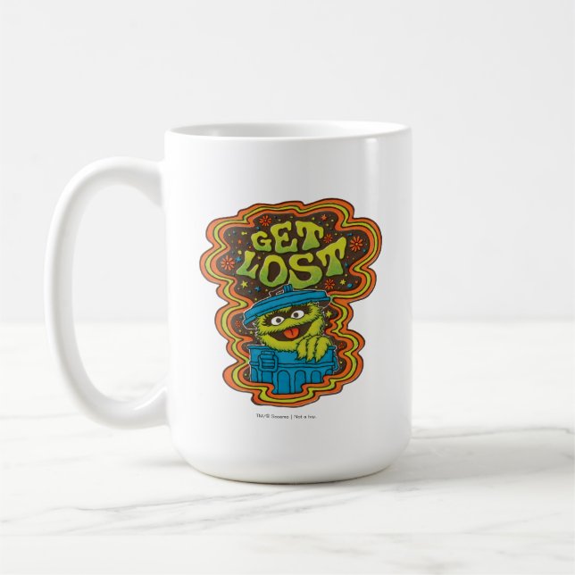 Oscar the Grouch | Psykedelisk Kaffemugg (Vänster)