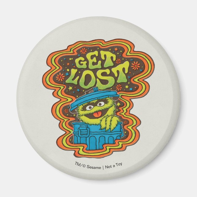 Oscar the Grouch | Psykedelisk Magnet (Framsidan)