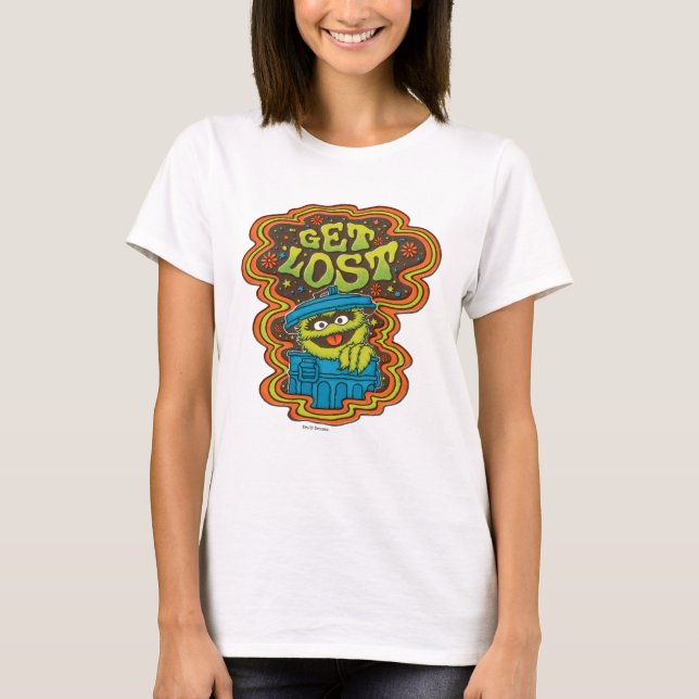 Oscar the Grouch | Psykedelisk T Shirt (Framsida)