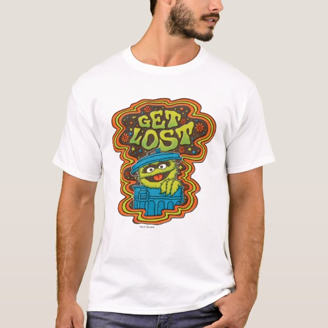 Oscar the Grouch | Psykedelisk T Shirt (Framsida)