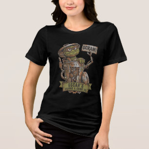 Oscar The Grouch Rustbucket Steampunk Skräp T Shirt