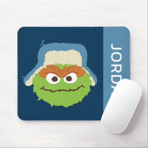 Oscar the Grouch Skogsansikte Lägg till ditt nam Musmatta