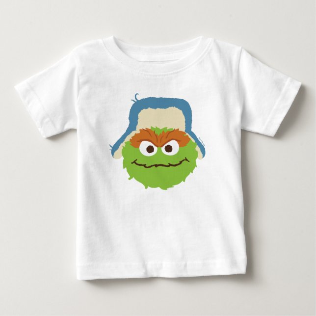Oscar the Grouch Skogsansikte T Shirt (Framsida)