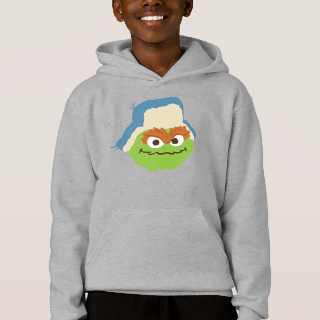 Oscar the Grouch Skogsansikte T Shirt (Framsida)