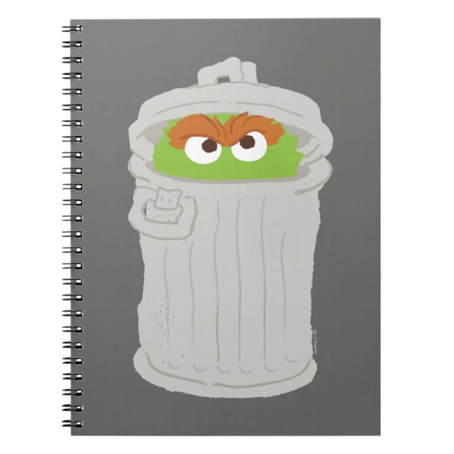 Oscar the Grouch & Soptunnan Anteckningsbok (Framsidan)