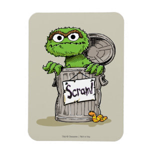 Oscar the Grouch Sticka Magnet