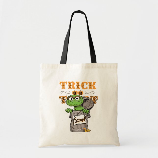 Oscar the Grouch - Trick eller Scram! Tygkasse (Framsidan)