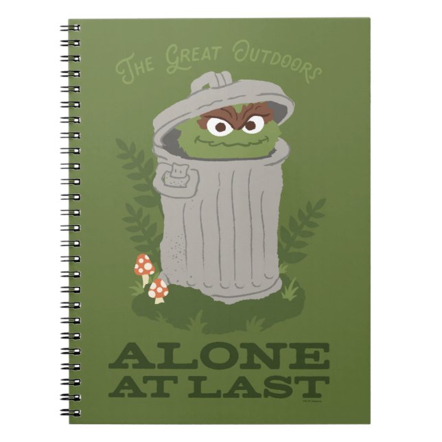 Oscar The Grouch | Underbara utomhus Anteckningsbok (Framsidan)