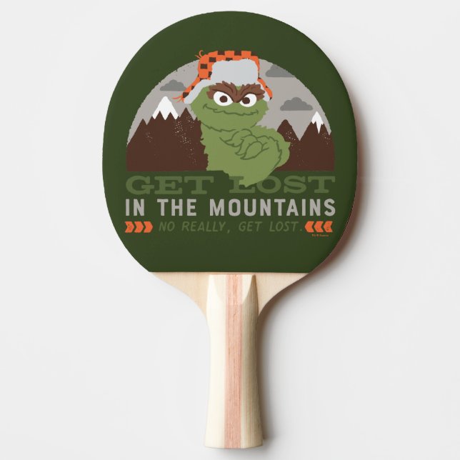 Oscar The Grouch | Underbara utomhus Pingisracket (Framsidan)