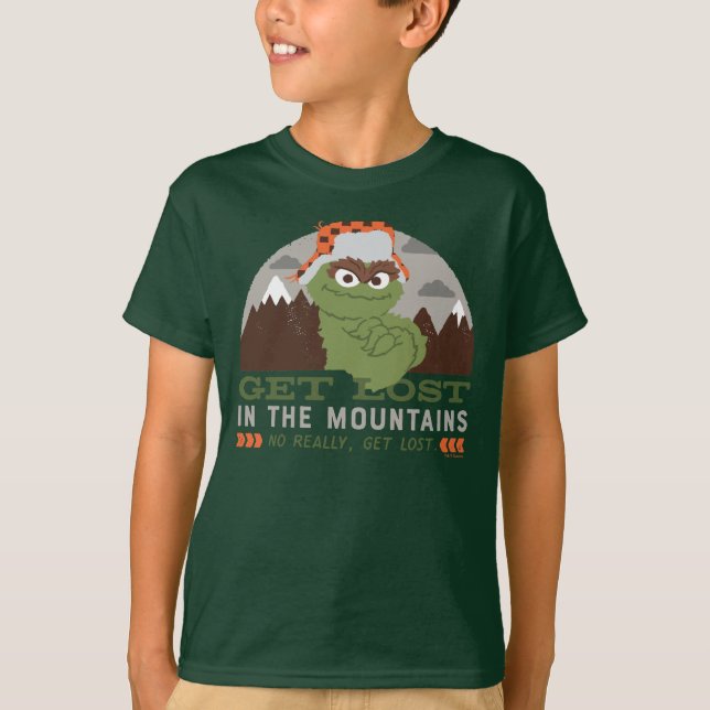Oscar The Grouch | Underbara utomhus T Shirt (Framsida)