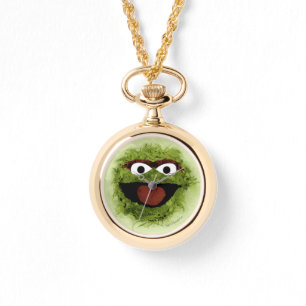 Oscar the Grouch Vattenfärgstrend Armbandsur