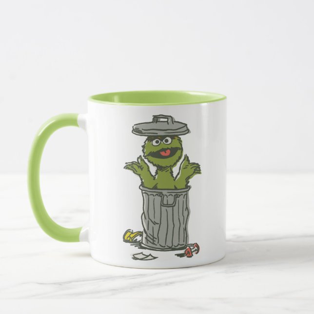 Oscar the Grouch Vintage Mugg (Vänster)