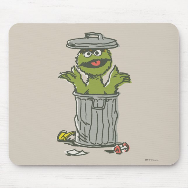 Oscar the Grouch Vintage Musmatta (Framsidan)