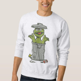 Oscar the Grouch Vintage på svenska Lång Ärmad Tröja