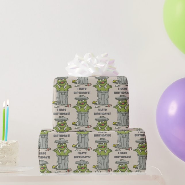 Oscar the Grouch Vintage på svenska Presentpapper (Festgåvor)