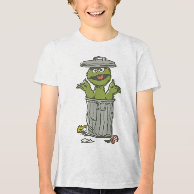 Oscar the Grouch Vintage T Shirt (Framsida)