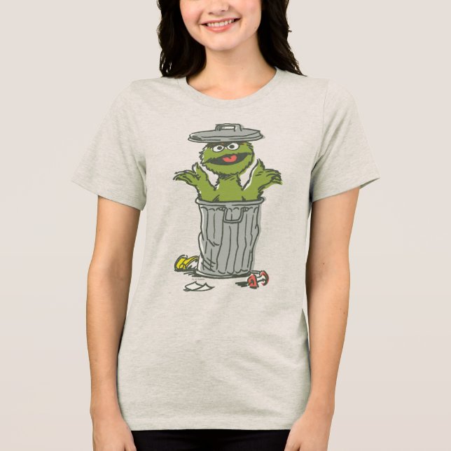 Oscar the Grouch Vintage T Shirt (Framsida)