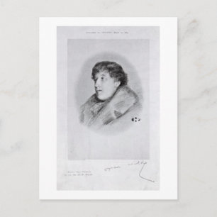 Oscar Wilde (1854-1900) a Bijou Porträtt, från "So Vykort
