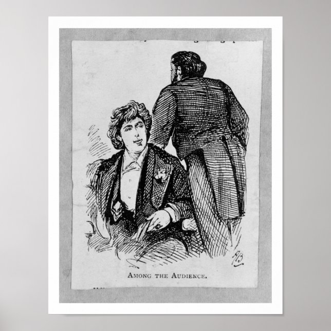 Oscar Wilde (1854-1900) Poster (Framsidan)