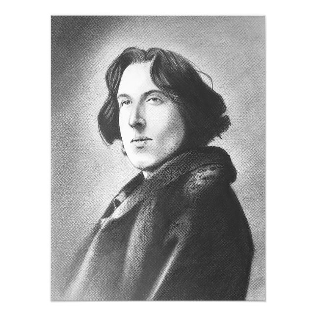 Oscar Wilde Poster Skriv ut (Framsidan)