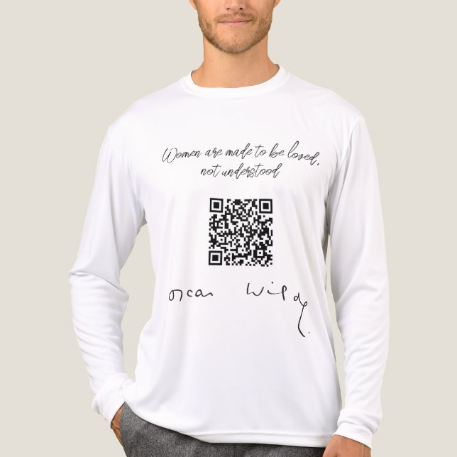 Oscar Wilde signature T Shirt (Framsida)