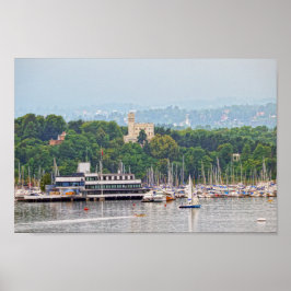 Oscarshall Castle, Oslo, Norge Poster