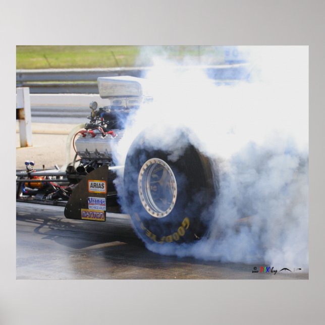 Osceola Dragway_MG_5542 Nostalgia Fuel Dragster Poster (Framsidan)