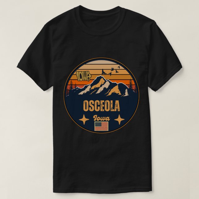 Osceola, Iowa T Shirt (Design framsida)