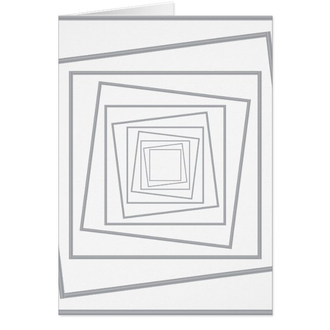 oscillerande ram hälsningskort (Framsidan)