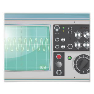 Oscilloscope Fototryck