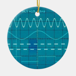 oscilloscope julgransprydnad keramik