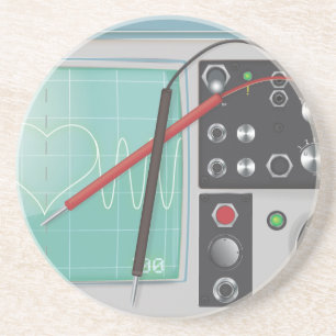 Oscilloscope Kärlek Underlägg