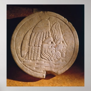 Oscillum som visar scenisk, maskerar poster