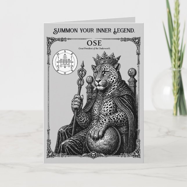 Ose Klor av Ars Goetia Kort (Framsida)