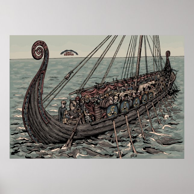 Oseberg frakt poster (Framsidan)