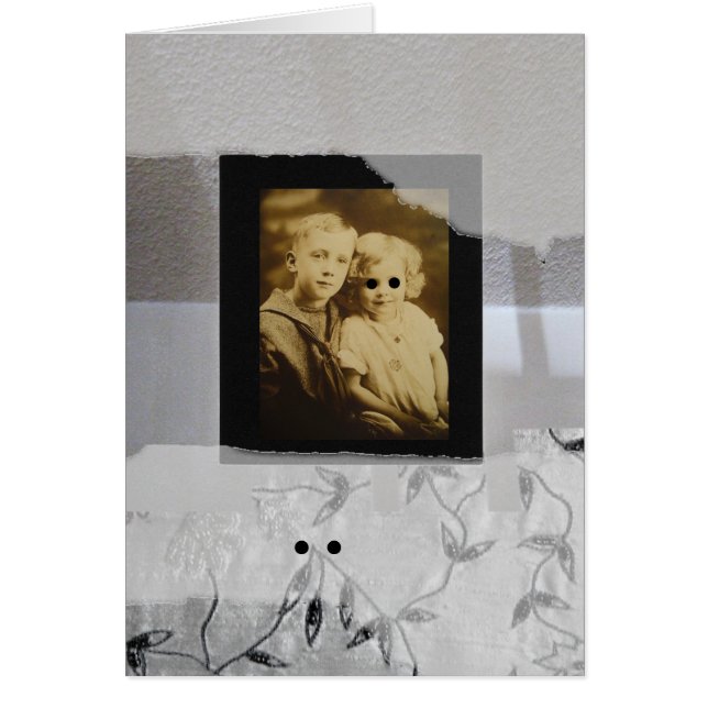 Osedd sikt hälsningskort (Framsidan)