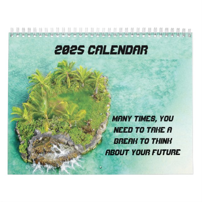 Ösemester älskare 2025 kalender (Omslag)