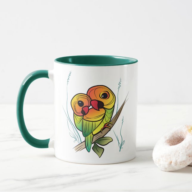 Oseparerbara delar mugg (Med munk)