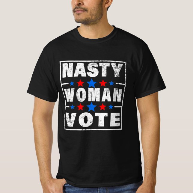 Oseriösa kvinnor röstar t shirt (Framsida)